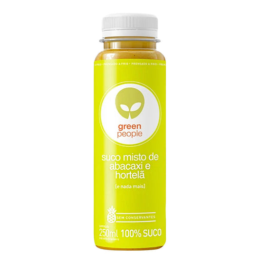 Suco de Abacaxi com Hortelã 250ml Greenpeople