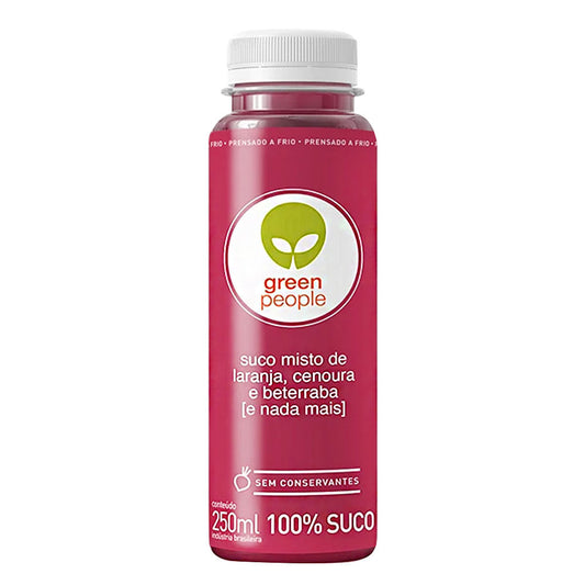 Suco de Laranja Cenoura e Beterraba 250ml Greenpeople