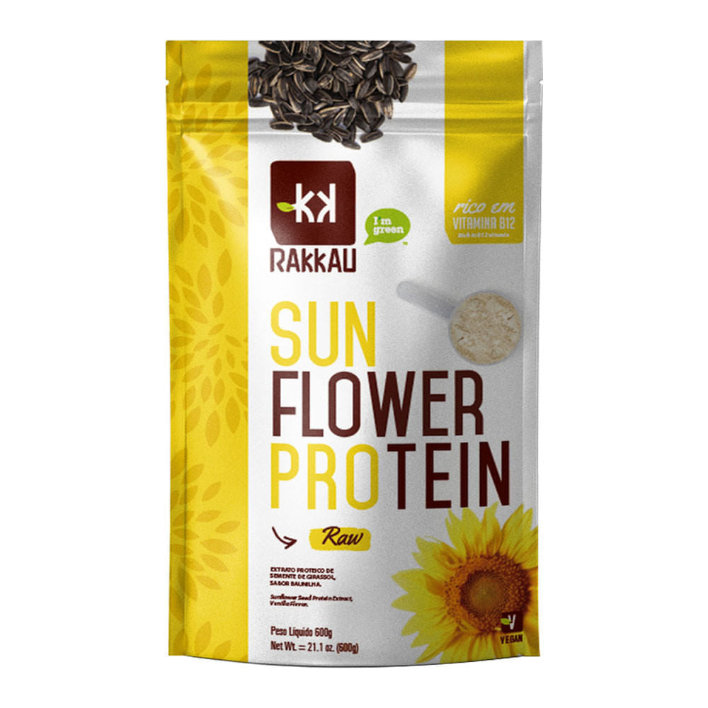 Sun Flower Protein Raw 600g Rakkau