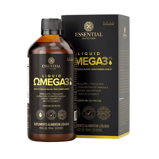 Frasco-do-suplemento-omega-3-liquido-TG-Essential-Nutrition-com-1080mg-de-EPA-e-720mg-de-DHA-por-dose-sabor-mix-de-frutas-150ml
