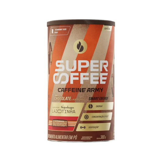 SuperCoffee Chocolate Lajotinha Economic Size 380g Caffeine Army