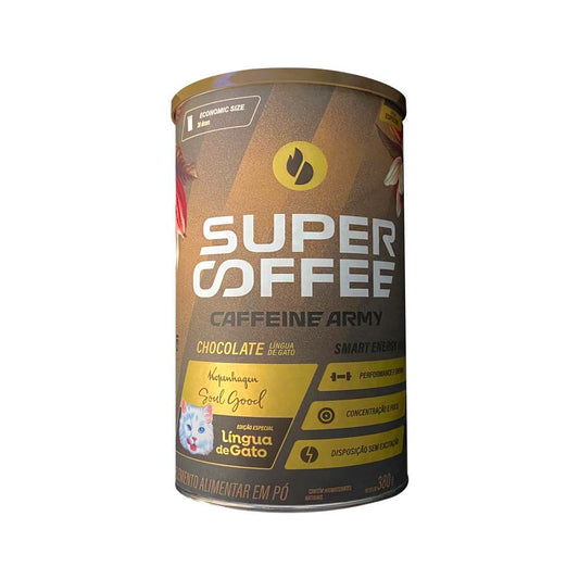 SuperCoffee Língua de Gato Economic Size 380g Caffeine Army