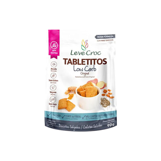 Tabletitos Low Carb Original 90g Leve Croc
