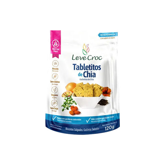 Tabletitos de Chia 120g Leve Croc