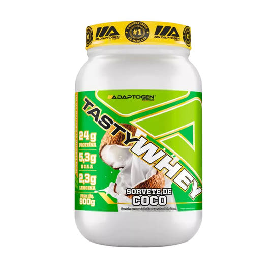 Tasty Whey 3W Sorvete de Coco 900g Adaptogen