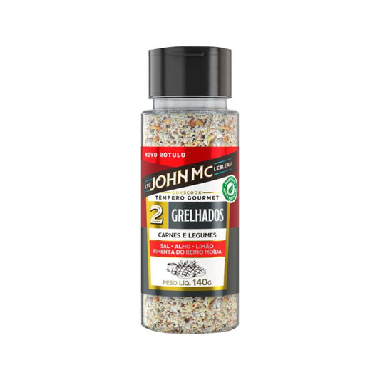 Tempero Gourmet para Grelhados 140g John Mac