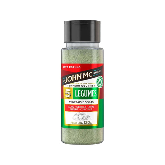 Tempero Gourmet para Vegetais e Sopas 120g John Mac