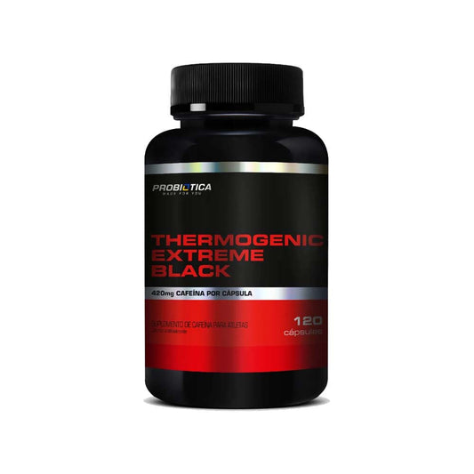 Thermogenic Extreme Black 120 Cápsulas Probiótica