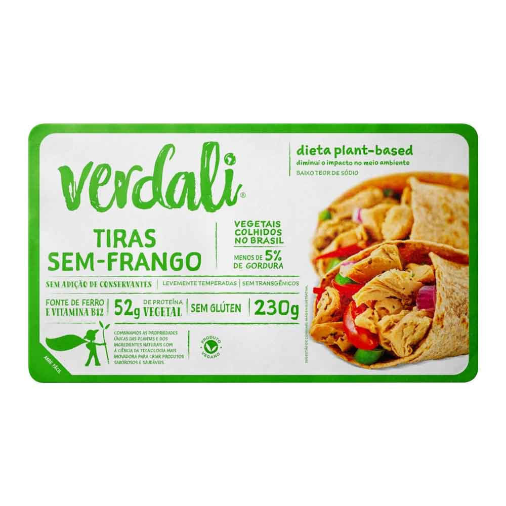 Tiras de Frango Vegano 230g Verdali
