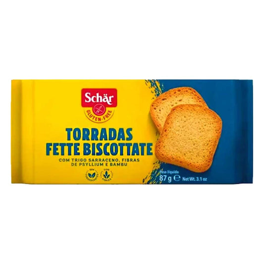 Torrada Sem Glúten 87g Schar