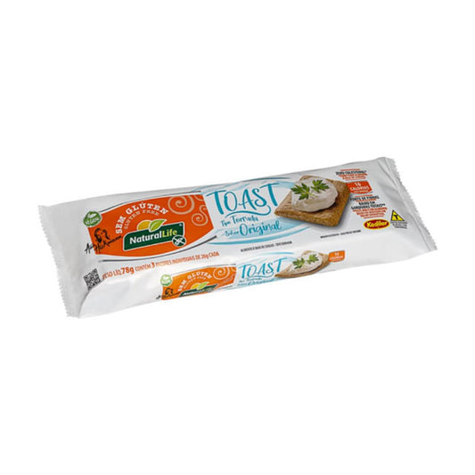 Torrada Toast Sabor Original 78g Natural Life