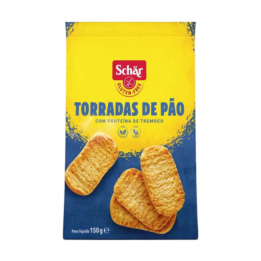 Torradas de Pão Sem Glúten 150g Schar