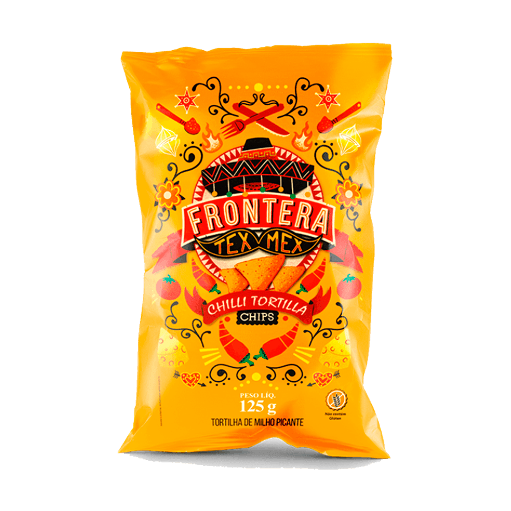 Tortilha de Milho Chilli 125g Frontera