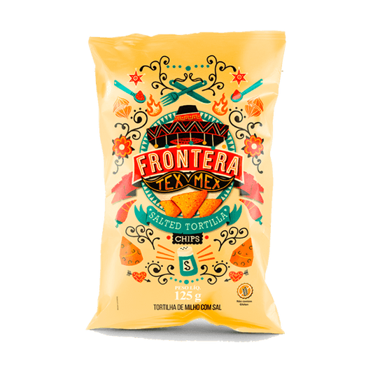 Tortilha de Milho com Sal 125g Frontera