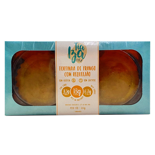 Tortinha de Frango com Requeijão Low Carb, Sem Glúten e Lactose 300g Tia Iza