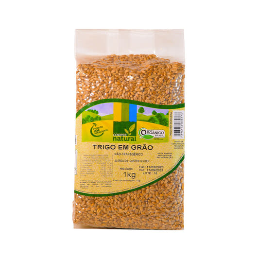 Trigo em Grão Orgânico 1kg Coopernatural