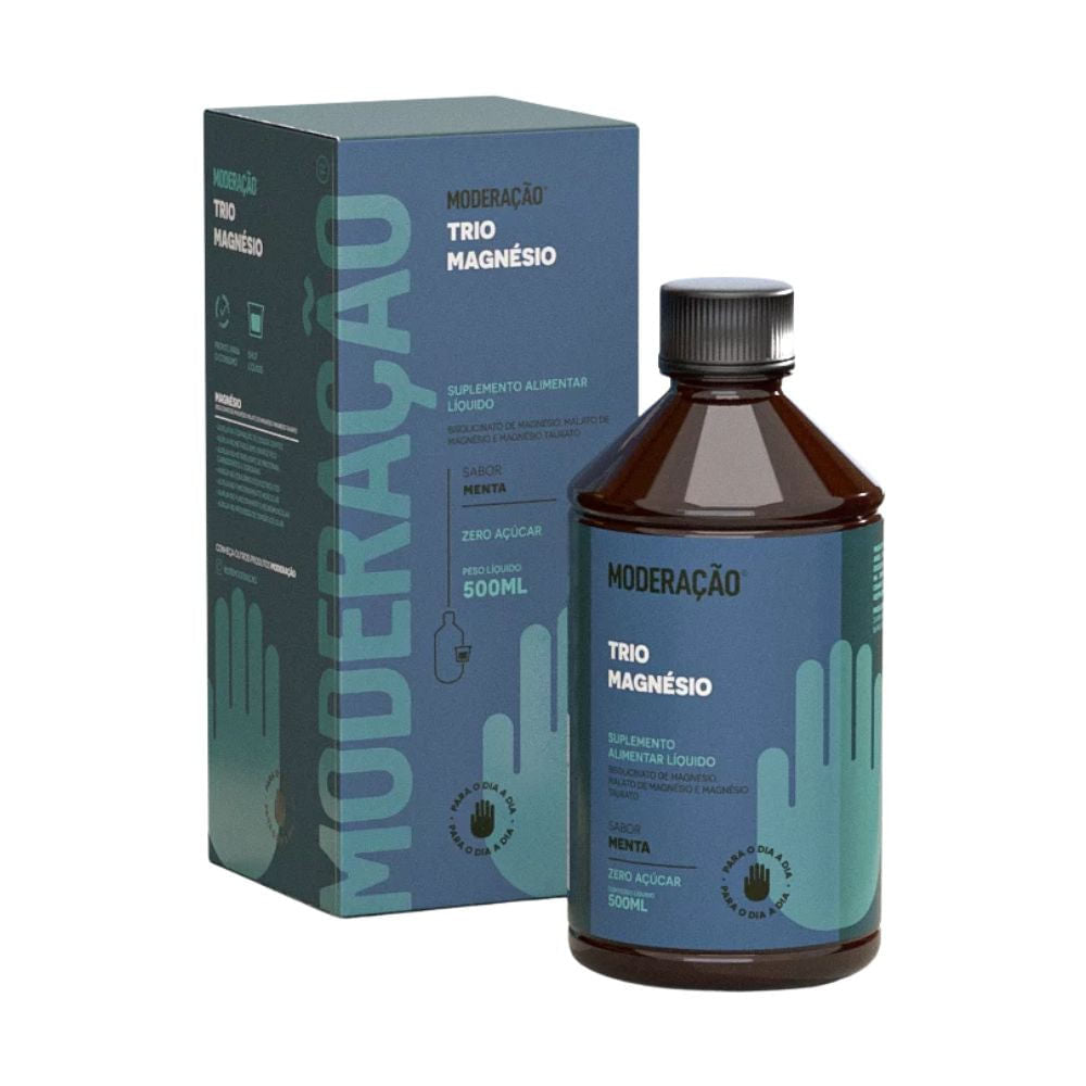 Trio Magnésio Líquido 500ml Moderação