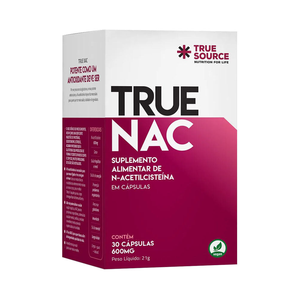 True Nac 30 Cápsulas True Source