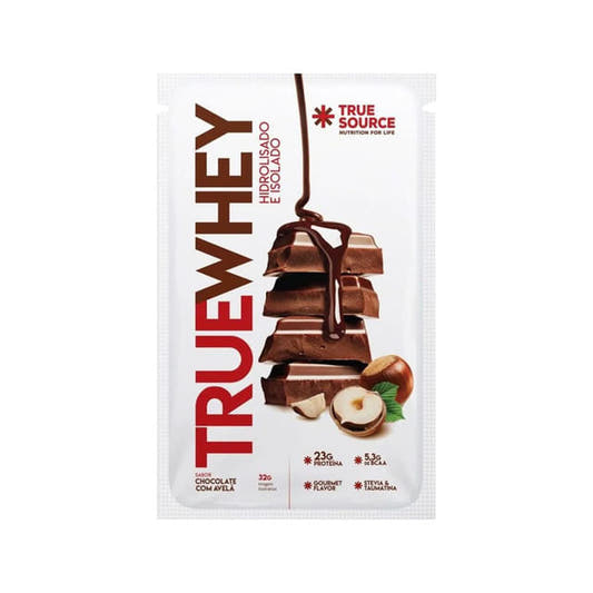 True Whey Hidrolisado e Isolado Chocolate com Avelã 32g True Source