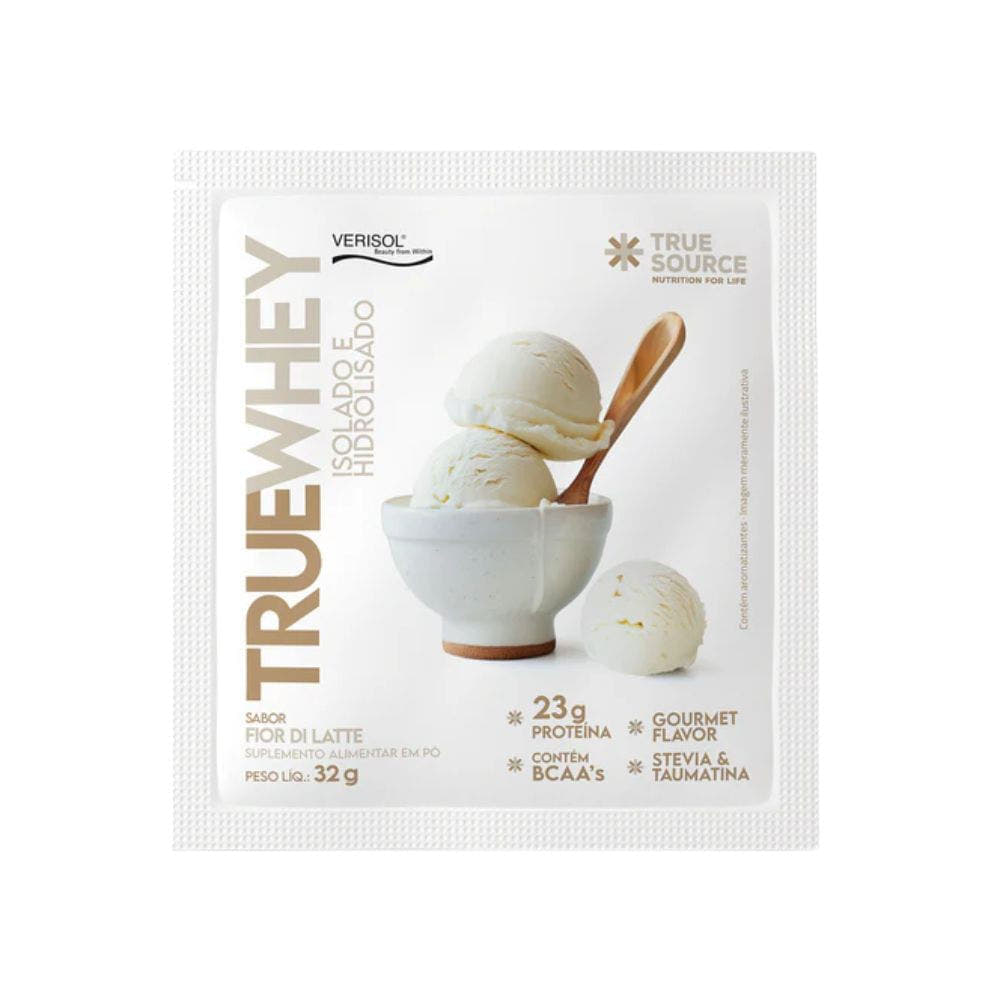 True Whey Hidrolisado e Isolado Fior Di Latte 23g True Source