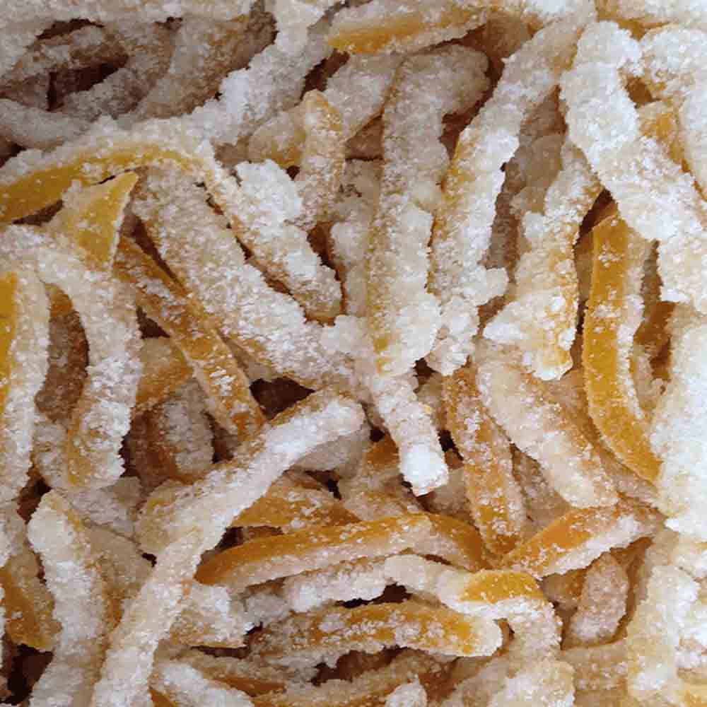 Casca de Laranja Cristalizada 100g