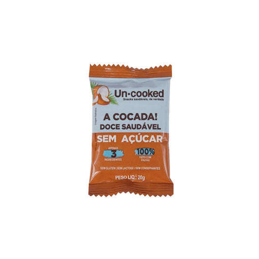 Cocada Saudável Sem Açúcar 20g Uncooked