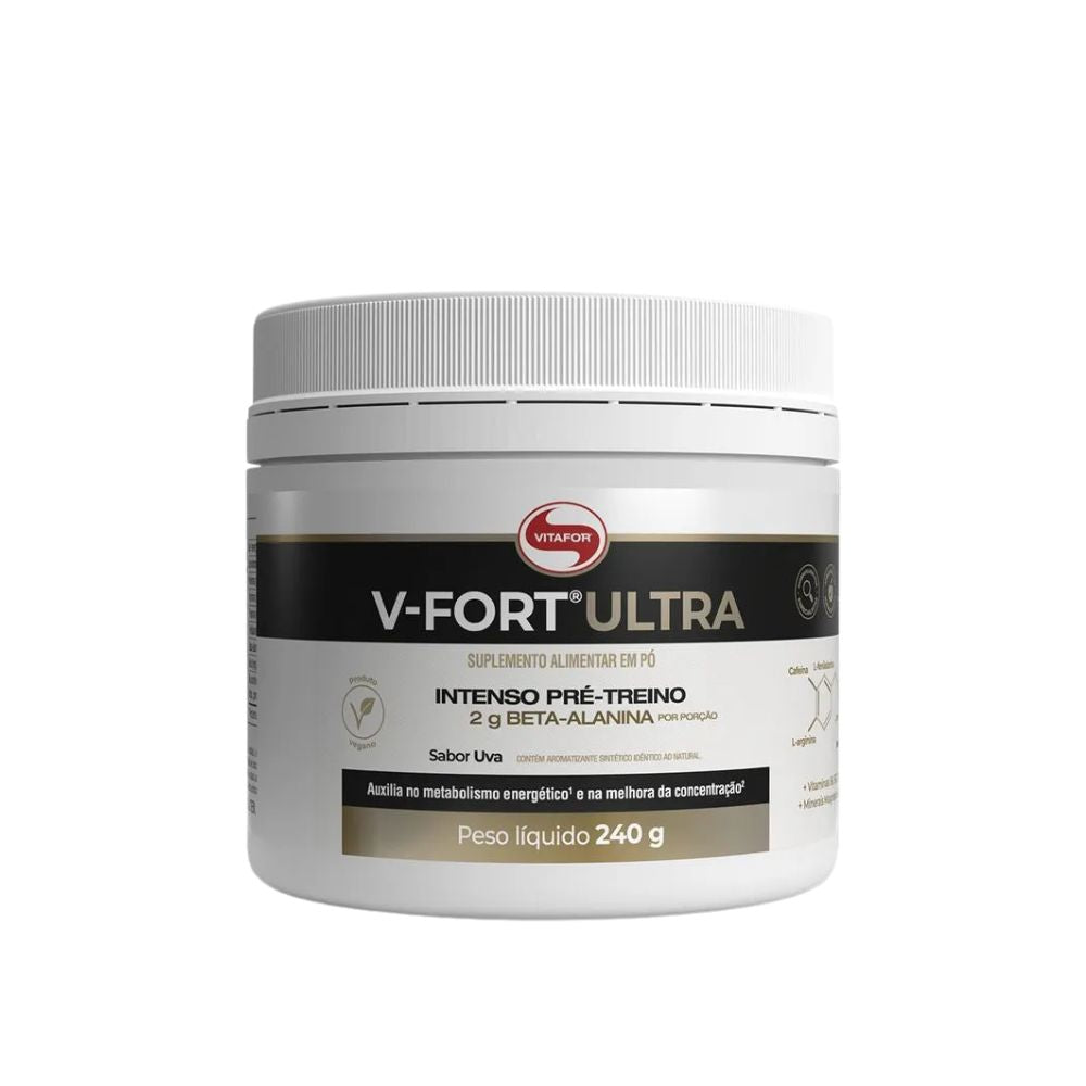 V-Fort Ultra Pré-Treino Sabor Uva 240g Vitafor