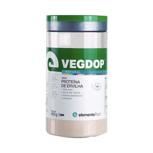 Vegdop Proteína De Ervilha Sabor Neutro 450g Elemento Puro