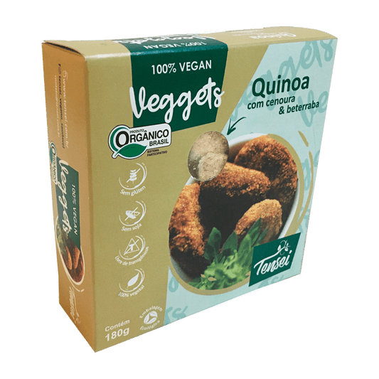 Veggets de Quinoa Cenoura e Beterraba Orgânico 180g Tensei