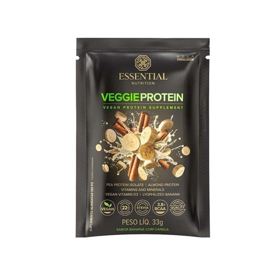 Veggie Protein Banana com Canela 33g Essential Nutrition