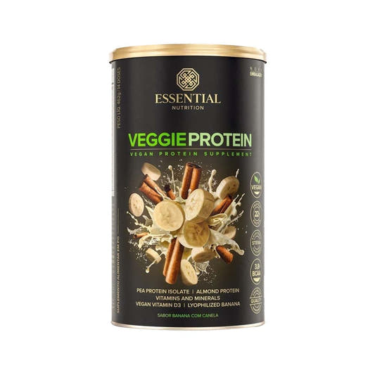 Veggie Protein Banana com Canela 462g Essential Nutrition