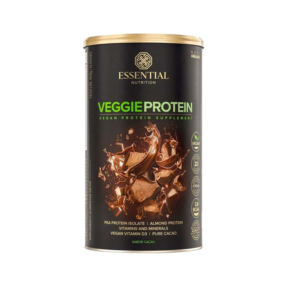 Veggie Protein Cacao 450g Essential Nutrition