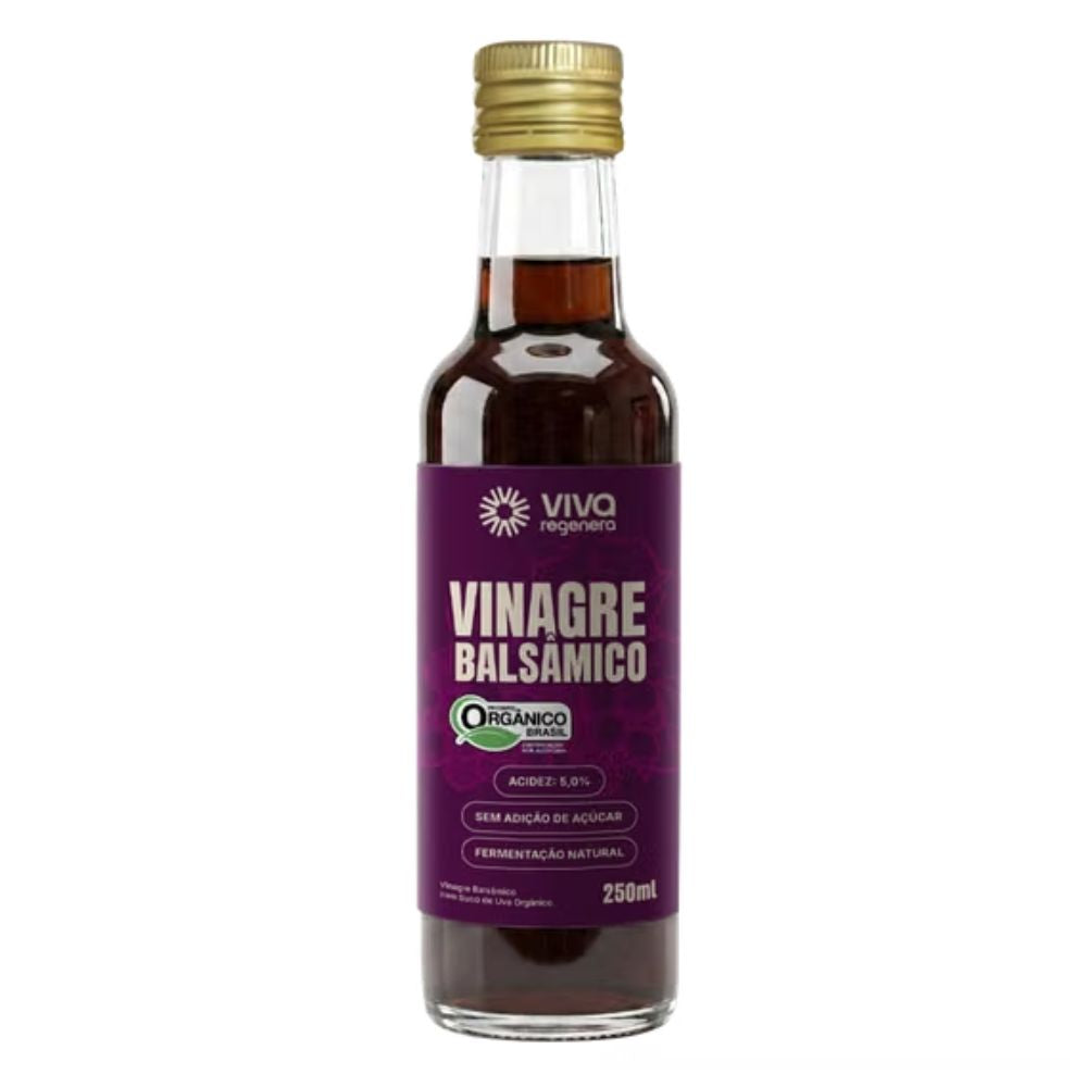 Vinagre Balsâmico Orgânico 500ml Viva Regenera