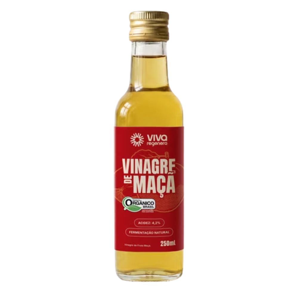 Vinagre de Maçã Orgânico 250ml Viva Regenera