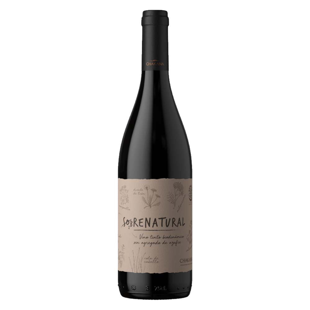 Vinho Orgânico Chakana Sobrenatural Tannat 750ml