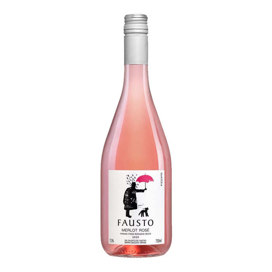 Vinho Pizzato Fausto Merlot Rose 750ml