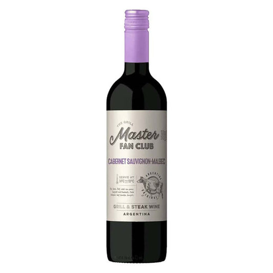 Vinho Tinto Argentino The Grill Master Fan Club Cabernet Sauvignon-Malbec 750ml
