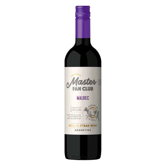 Vinho Tinto Argentino The Grill Master Fan Club Malbec 750ml
