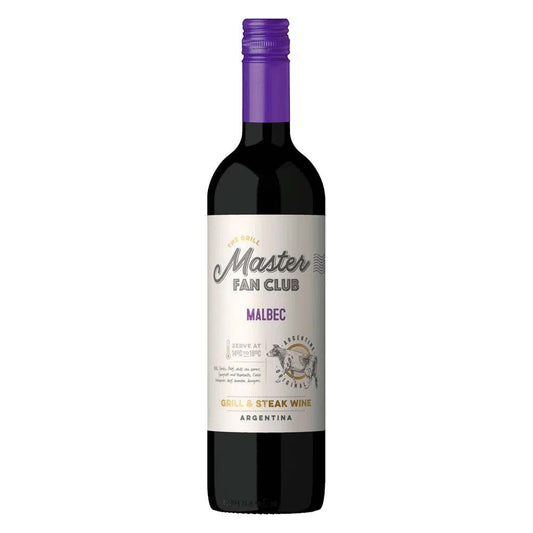 Vinho Tinto Argentino The Grill Master Fan Club Malbec 750ml