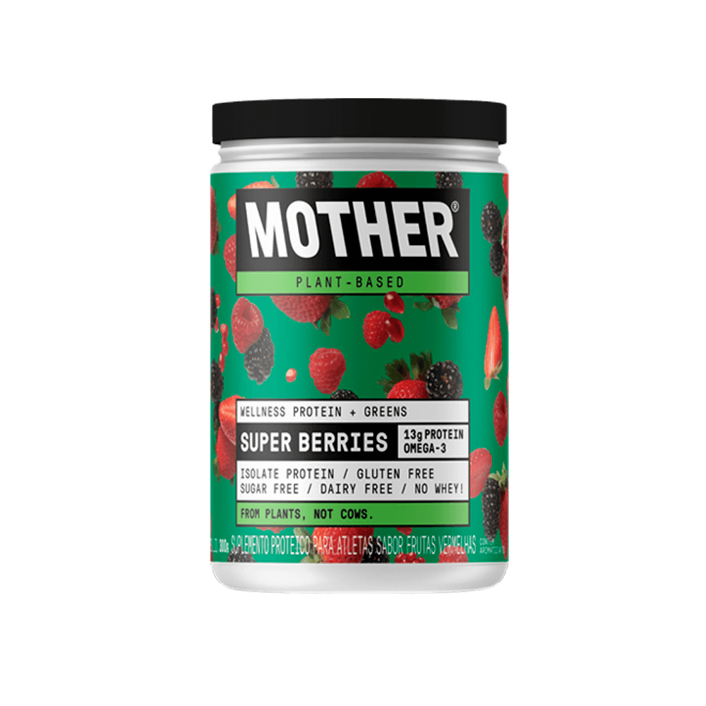 Wellness E Greens Protein Frutas Vermelhas 300g Mother