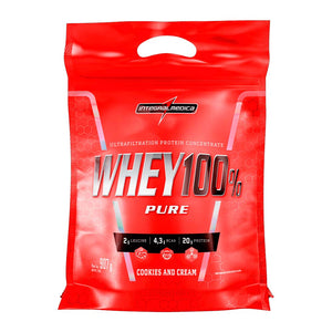 Whey 100% Pure Cookies Cream Pouch 907g Integralmedica