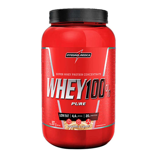 Whey 100% Pure Cookies E Cream Pote 907g Integralmedica