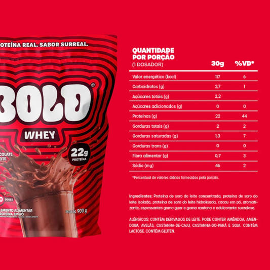 Tabela-nutricional-do-bold-whey-sabor-chocolate-ao-leite-com-22g-de-proteina-por-dose-e-ingredientes-destacados