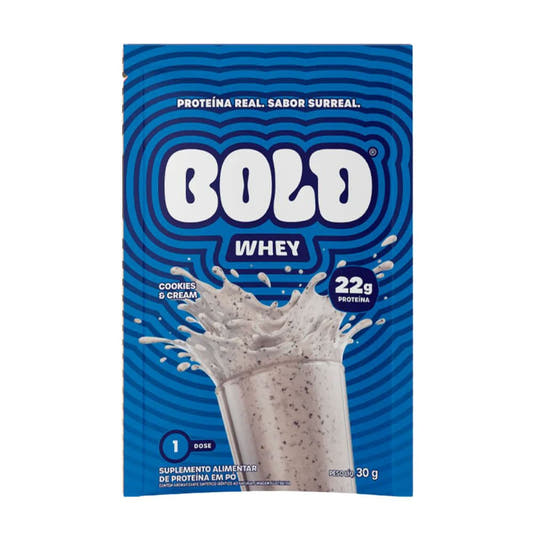 Whey 3W Cookies Cream Sachê 30g BOLD