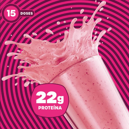 Shake-de-bold-whey-sabor-mousse-de-morango-com-22g-de-proteina-em-destaque-e-15-doses-por-embalagem