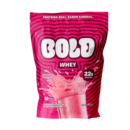 Embalagem-de-suplemento-bold-whey-mousse-de-morango-900g-com-22g-de-proteina-por-porcao-e-rendimento-de-30-doses