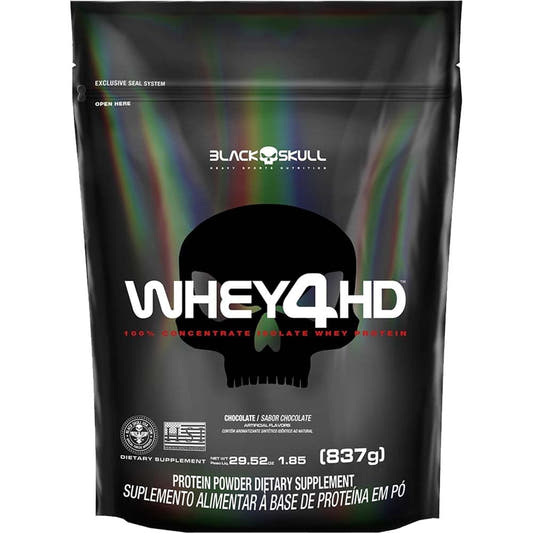 Whey 4 HD Chocolate 837g Black Skull