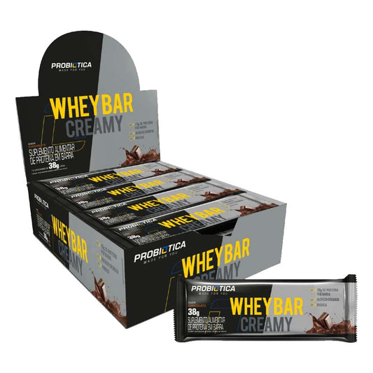 Whey Bar Creamy Chocolate 38g Probiótica