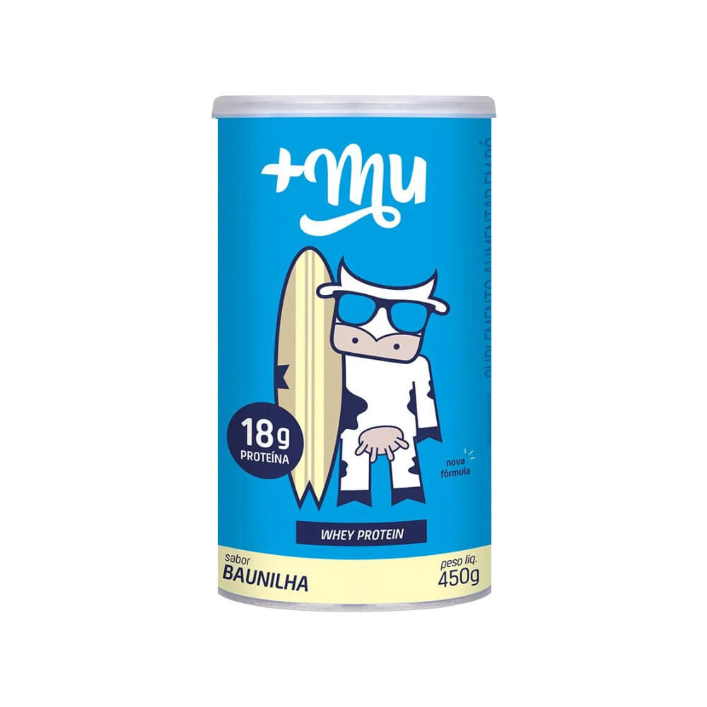 Whey Concentrado Baunilha 450g +Mu