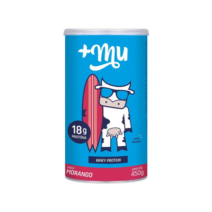 Whey Concentrado Morango 450g +Mu